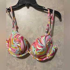 Kate Spade Bikini Top NWOT Women’s Medium Multicolor